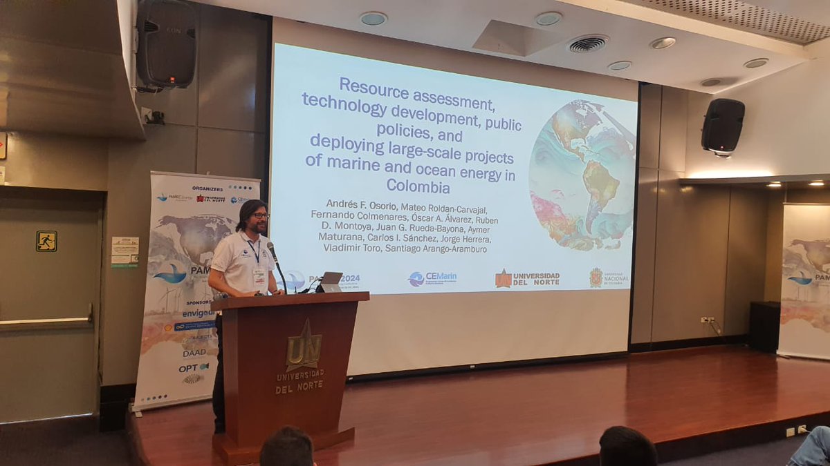 PAMEC 2024 is underway!💫 This high-level event brings together experts, all interested in #marinerenewableenergy. 🌊 CEMarin invite you to take a look at the highlights we shared with participants, researchers, and the students we funded, together with @TRAJECTS_Centre.💰