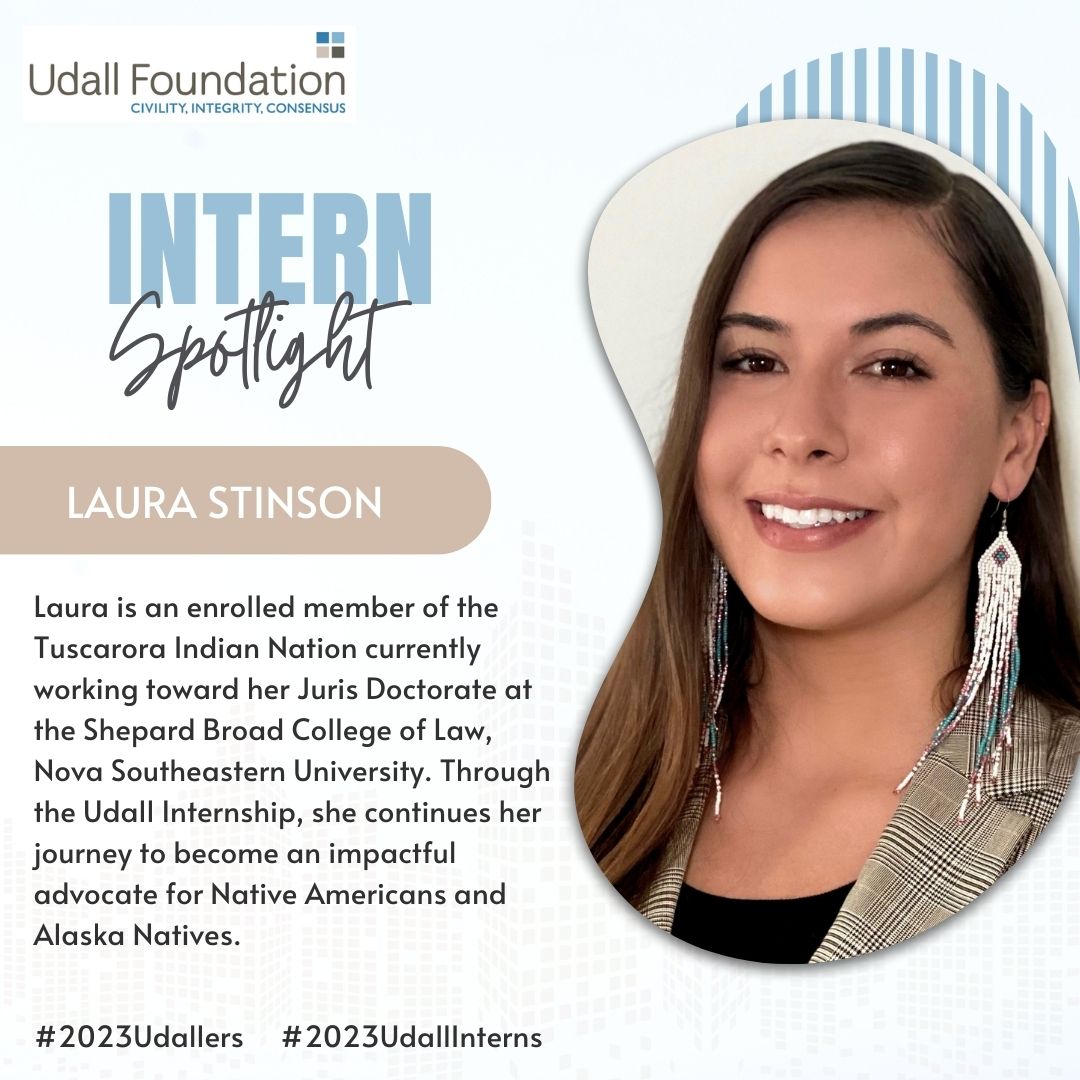 Meet Celeste and Laura, Interns of the 2023 Native American Congressional Internship Cohort. #UdallInternship2024 #2023UdallInterns #2023Udallers