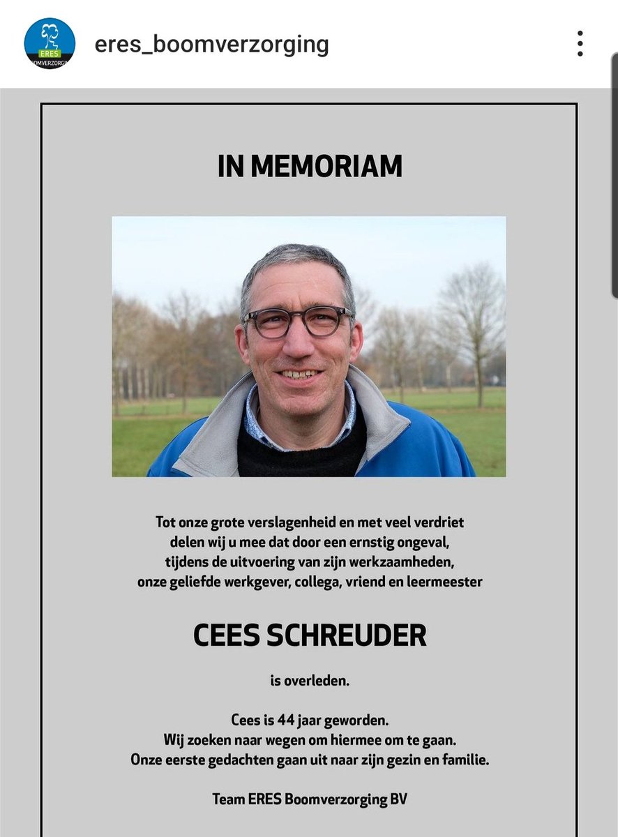 Gewaardeerde collega, gave ondernemer, maar bovenal sociaal warm mens! Cees we gaan je missen⚘️