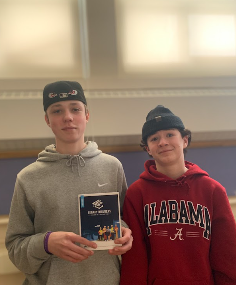 Students at St. A's participated in Legacy Builders (Careers in Construction) Presentation today. Legacy Builders is a programs designed to encourage students to consider a career in construction. 
So much fun!!