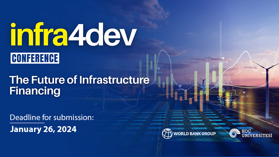 Infrastructure Finance (@wbg_ppp) on Twitter photo 𝗖𝗔𝗟𝗟 𝗙𝗢𝗥 𝗣𝗔𝗣𝗘𝗥𝗦 📢 for the #Infra4Dev Conference 2024 is now LIVE! The <a href="/WorldBank/">World Bank</a> & @KocUniversity invite you to submit papers that explore the funding & financing aspects of infrastructure.
➡️ More info: wrld.bg/VKMs50QioSA 𝗖𝗔𝗟𝗟 𝗙𝗢𝗥 𝗣𝗔𝗣𝗘𝗥𝗦 📢 for the #Infra4Dev Conference 2024 is now LIVE! The <a href="/WorldBank/">World Bank</a> & @KocUniversity invite you to submit papers that explore the funding & financing aspects of infrastructure.
➡️ More info: wrld.bg/VKMs50QioSA