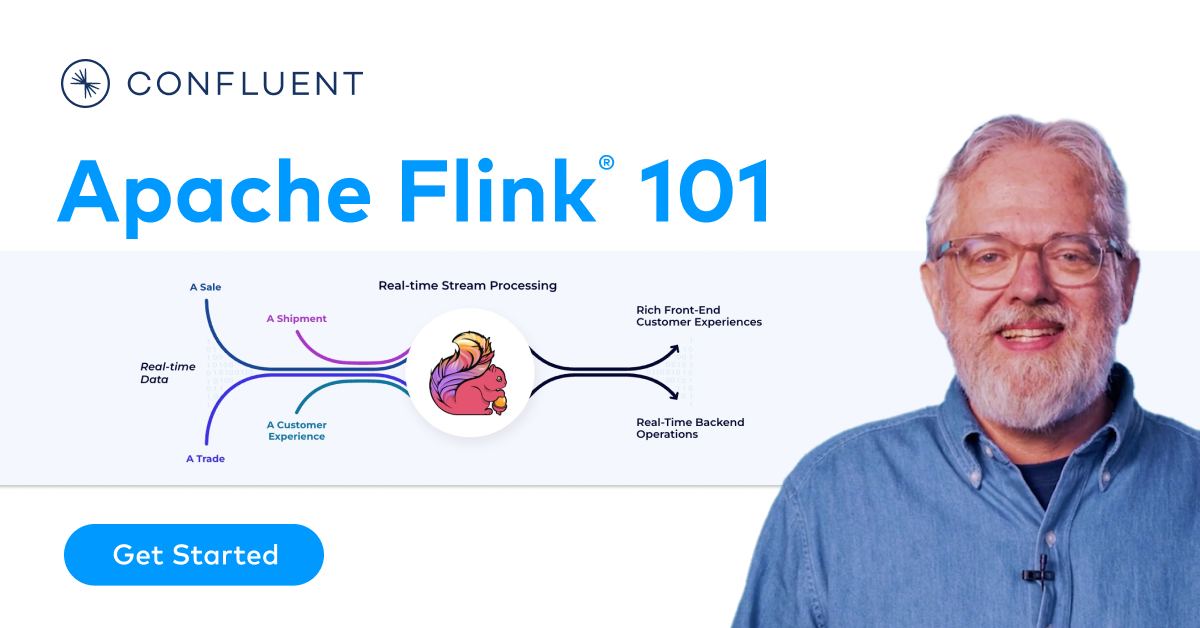 Learn the basics of @ApacheFlink with @alpinegizmo! Stateful stream processing, event time and watermarks, checkpoints, and beyond. 🆕 P.S., Brazilian Portuguese captions 🇧🇷 are now available on the videos for those interested. 👉 Get started here: cnfl.io/3Hf4pdj