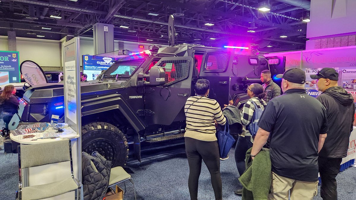 TerradyneArmor's tweet photo. FedFleet 2024 with the MPV on display  at the Walter E. Washington convention center in Washington DC. 

#fedfleet #WashingtonDC https://t.co/oGcrxmfKe5