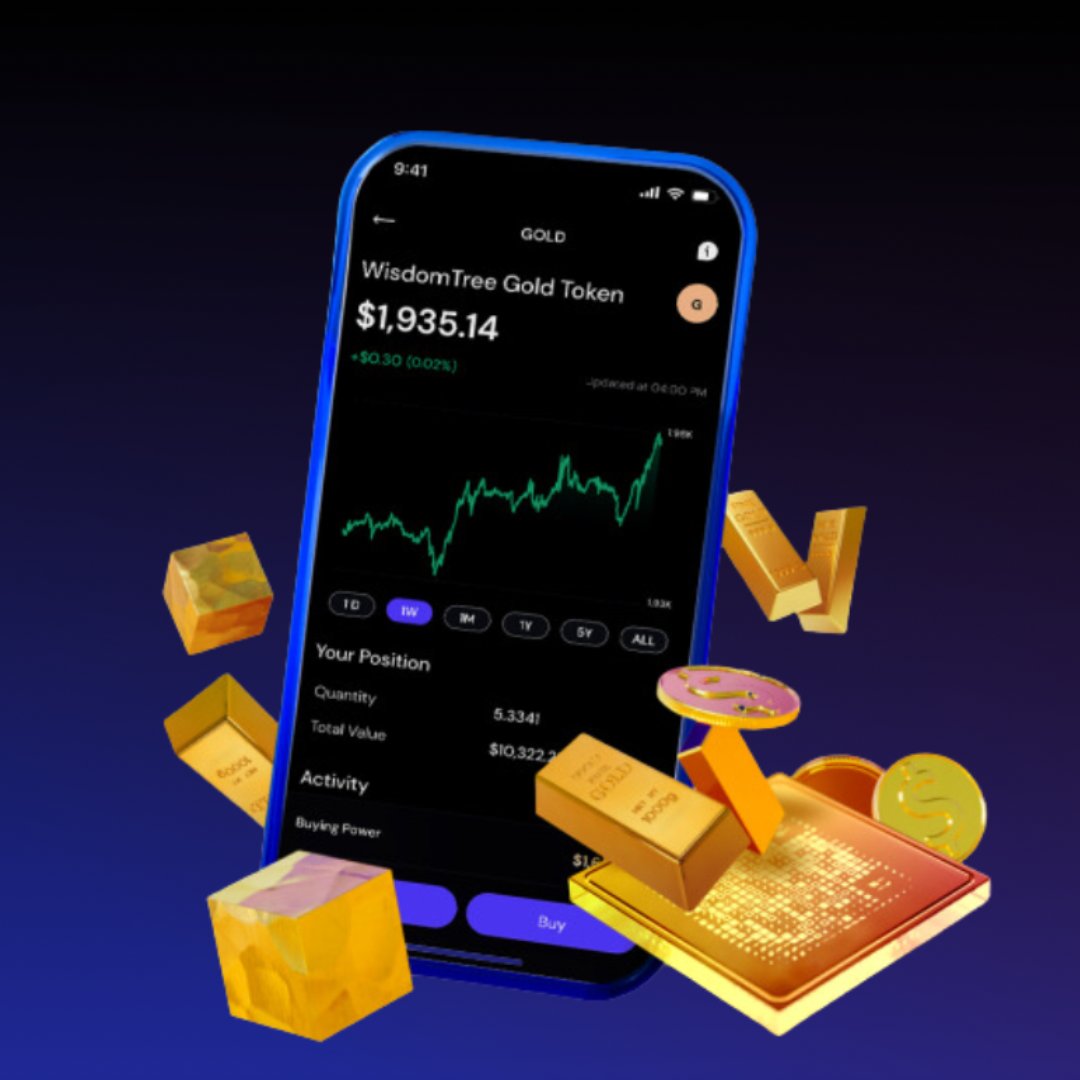 Did you know that you can buy gold tokens which represent an ownership interest in physical gold stored in secure vaults from the comfort of your own home? Download WisdomTree Prime here: app.wisdomtreeprime.com/owuo/lv7shqk9