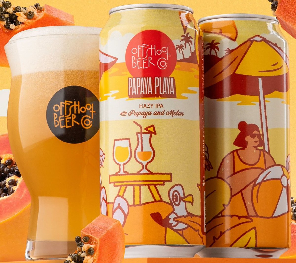BeerPedia's tweet photo. Offshoot - Papaya Playa https://t.co/SOI8LYsi8z #beerpedia #offshootbeer #hazyipa #citra #centennial #simcoe #amarillo #beernews #beerblog #newrelease #newlabel #craftbeer #μπύρα #beer #bier #biere #birra #cerveza #pivo #ol #olut #alus https://t.co/czxZ3Pqqfs