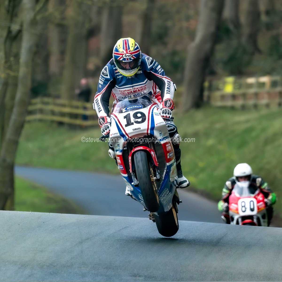 Classic #WheelieWednesday with <a href="/bellracing19/">David Bell</a> <a href="/MichelinTyres/">Michelin UK</a>