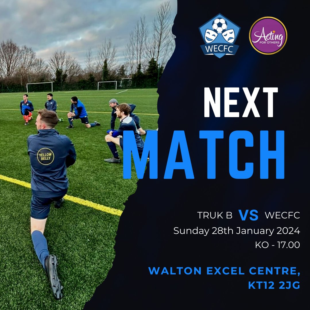 ⏭️ This Sunday we travel to new opponents @Trukunitedfc Another game in the @TheUCL_ come down and support if you can! DONATE HERE!! ⬇️⬇️⬇️⬇️ justgiving.com/wecfc