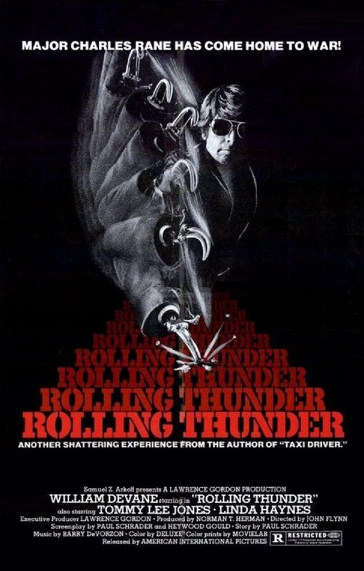 ***NEW TITLE ANNOUNCEMENT***
Coming soon to 4K UHD from Shout Factory 

Rolling Thunder (1977) 4K UHD

MORE INFO TBA 

#FilmTwitter #4KUltraHD #4K #Bluray #PhysicalMedia