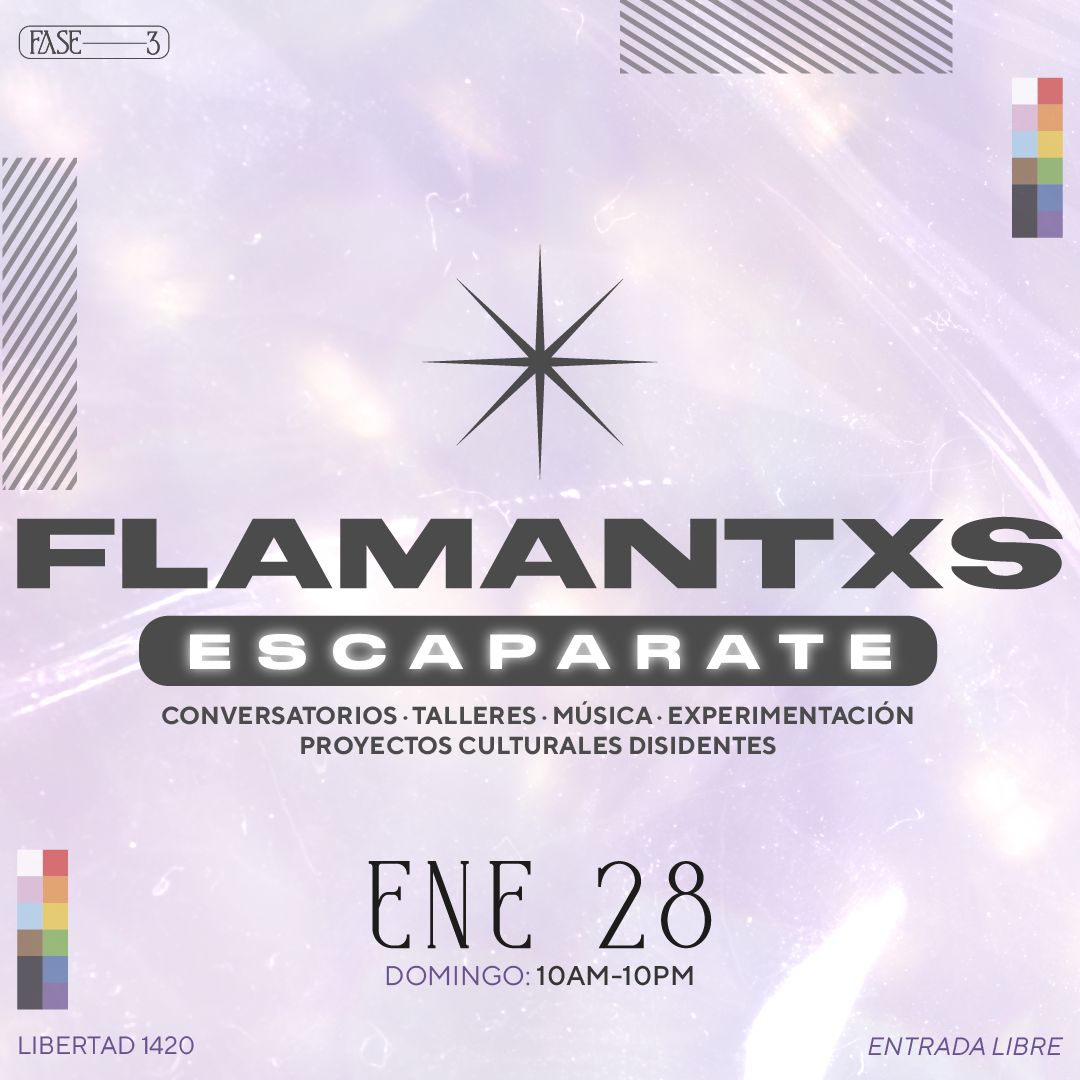 ✨ ¡Flamantxs Guadalajara! Un día completo de actividades culturales y deportivas de y para la comunidad LGBT+. ¡Consulta el programa y regístrate! 👉🏽 bit.ly/flamantxs_esca… 🗓️ Dom 28/Enero de 10 am a 10 pm 📍 Libertad 1420, GDL Apoyado por @DiversidadSJal #JaliscoDeIguales