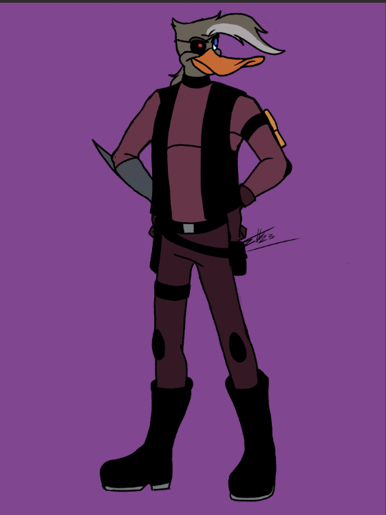 The_Kat_Warrior's tweet photo. since the Mighty Ducks Nostalgia came dragging me back to the fandom (for good this time, I’m sure…), I decided to have some fun re-designing the Ducks’ battle gear.  (post one of two)
#mdtas #mightyducksanimated https://t.co/MS6W48axcJ