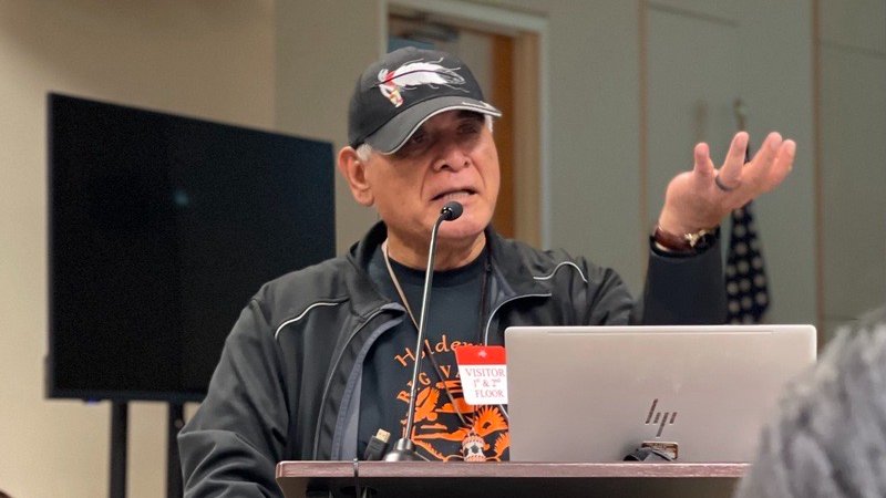 CaliforniaEPA's tweet photo. "We're very adaptable people," said Big Valley Rancheria of Pomo Indians Tribal Elder + Tribal Historic Preservation Officer Ron Montez Sr.

"We've been adapting for thousands of years. Until you see landscapes through native eyes, you won't know how to deal with what is there." https://t.co/C2VELtdqer