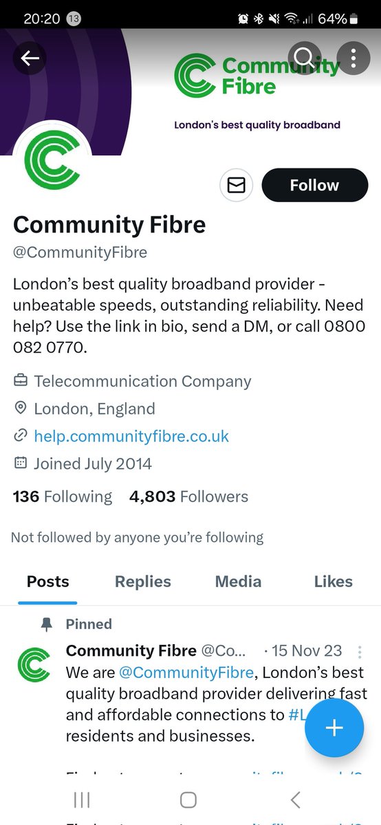 DaveyPhillip's tweet photo. @CommunityFibre wow... love your model. Selin has to win employee of the week! https://t.co/jVjim4MmJi