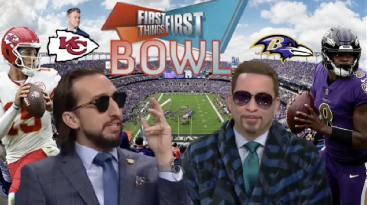 Who do you have in the FTF Bowl? 🤣

LIKE for <a href="/getnickwright/">nick wright</a> &amp; the Chiefs
RT for <a href="/Chris_Broussard/">Chris Broussard</a> &amp; the Ravens