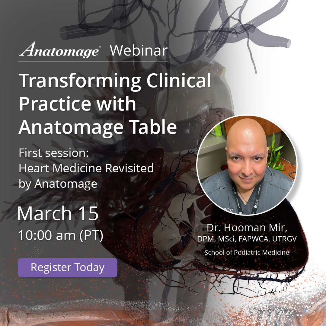 We are excited to kick off the Anatomage Webinar 2024 with a clinical series exploring our Anatomage Table's versatility in #diagnostics and #treatmentplanning. Our first session will be hosted on March 15 at 10:00 am PT via Zoom. Register: anatomage.com/webinars/