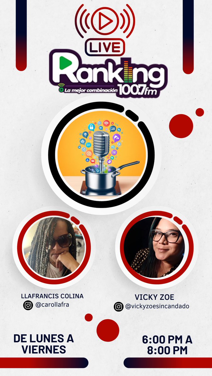 CarollafraZK's tweet photo. Nos vemos a las 6:00pm en "La Paila" por https://t.co/Y9w5ydEnVM y a través  de nuestras redes  
Instagram: @lapailapodcast 
TikTok:  @LaPaila.Radio y Próximamente por Twicht https://t.co/a5wafPUcfi