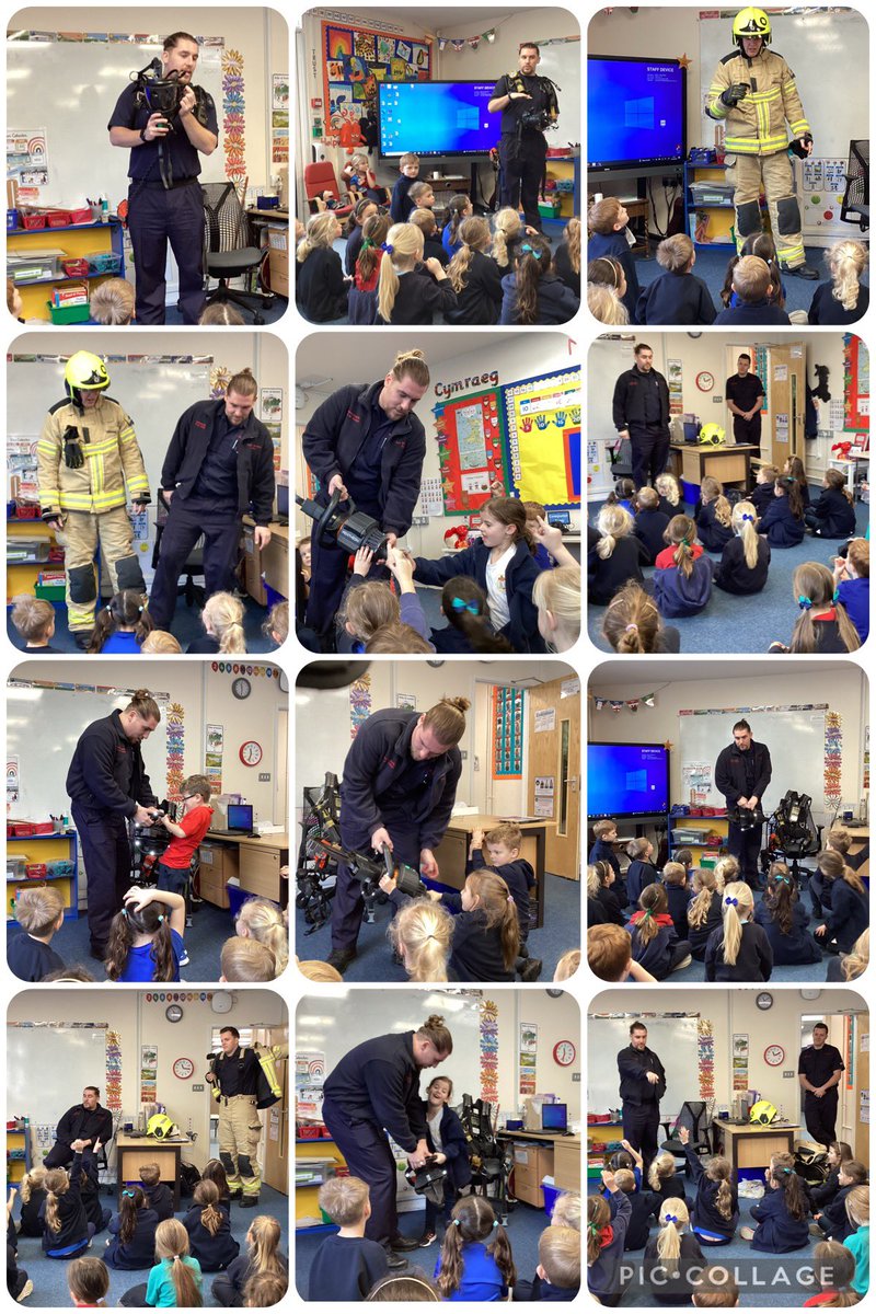 GwenfoCWPrimary's tweet image. Diolch to Firefighter Case and his crew for coming in to visit us today! 🧑‍🚒 #GwenfoY1 loved finding out what it is like to be a firefighter 🚒 🔥 We had so much fun! #worldofworkweek