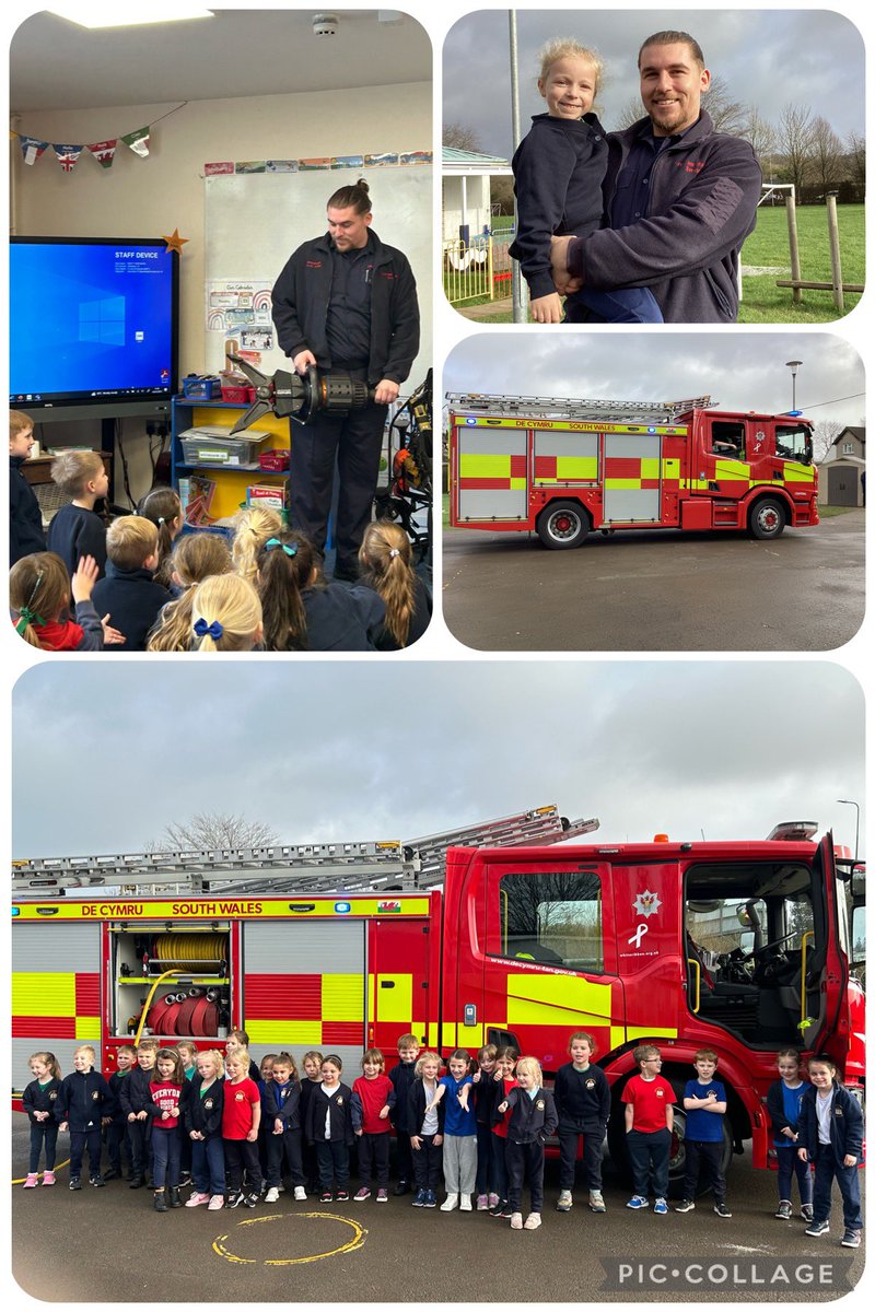 GwenfoCWPrimary's tweet image. Diolch to Firefighter Case and his crew for coming in to visit us today! 🧑‍🚒 #GwenfoY1 loved finding out what it is like to be a firefighter 🚒 🔥 We had so much fun! #worldofworkweek