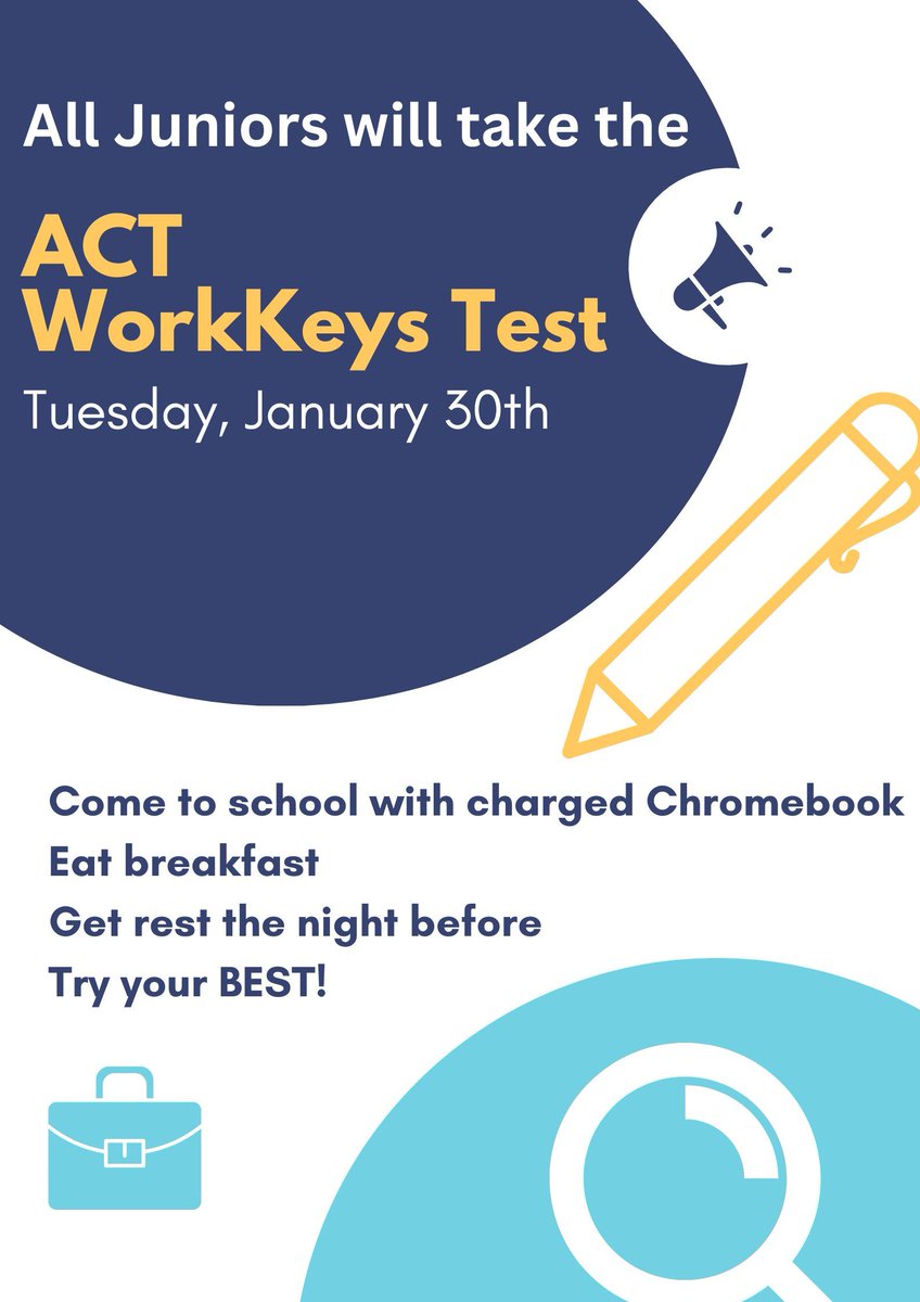 msa_w's tweet image. Juniors! Prepare for success on the WorkKeys test and unlock your potential in a variety of fields. #WorkKeys #Success #uKnighted