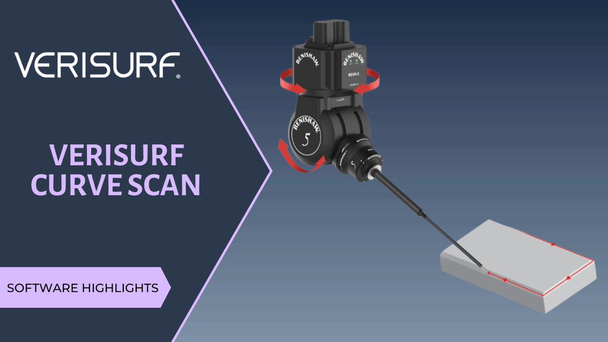 Software Highlight – 5-AXIS CURVE SCAN – Superior performance with the Verisurf-exclusive path technique for CMM tactile scanning of edge-type surfaces with @Renishaw REVO heads. zurl.co/86u5 #verisurf #mastercam #metrology #manufacturing #inspection #scanning