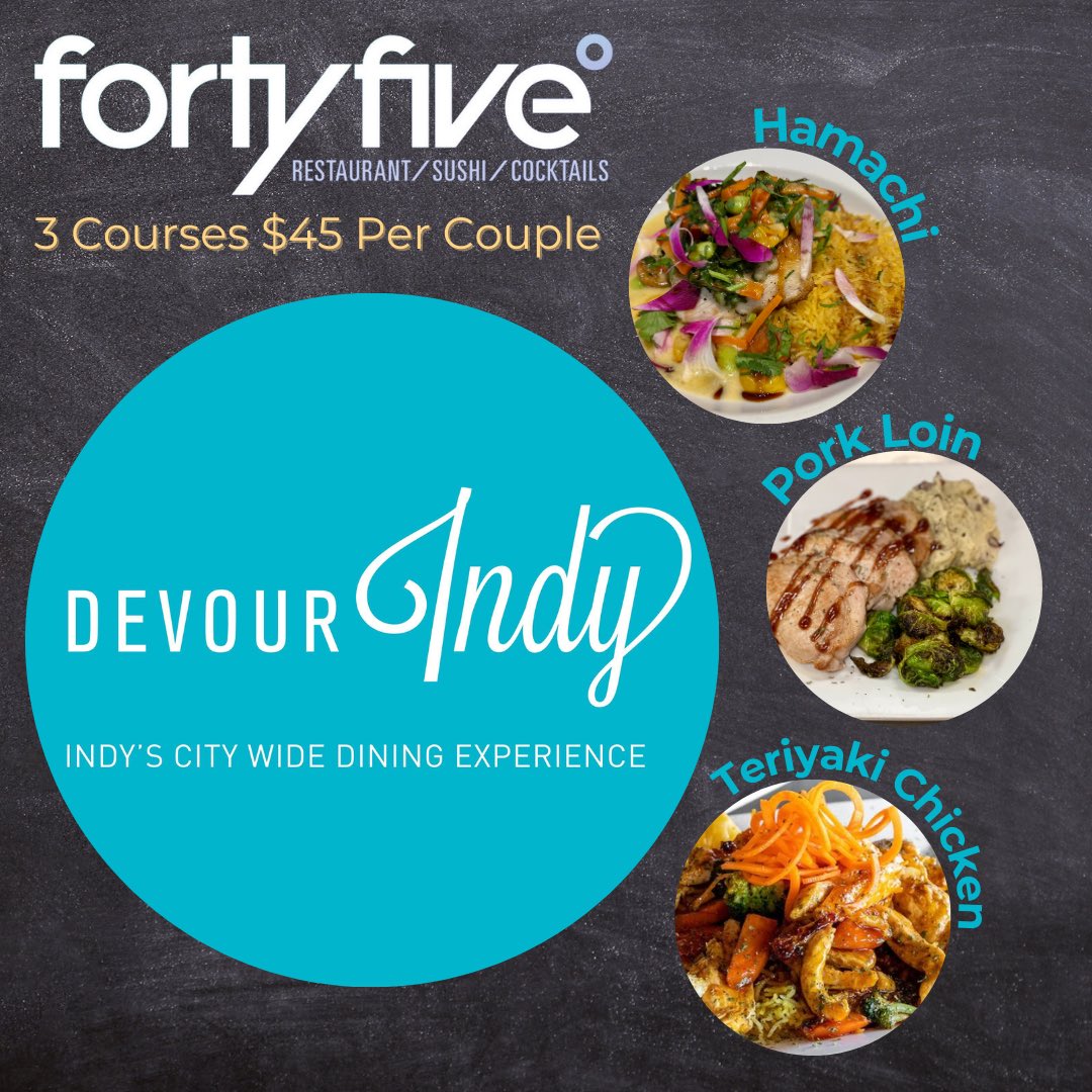 Here are just some of the non sushi options on our #DevourIndy menu. Running now till Feb. 4th. 
Menu link below. 👇🏼👀👇🏼
devourindy.com/restaurants/fo…