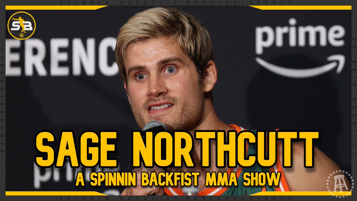 Our interview with @sagenorthcutt ahead of #ONE165 is LIVE on all platforms!!! Sage looks forward to fighting in Japan this weekend, tells us he could do 500+ pushups in a row, and could easily roll up a frying pan like a taco if he wanted to.... linktr.ee/spinninbackfist