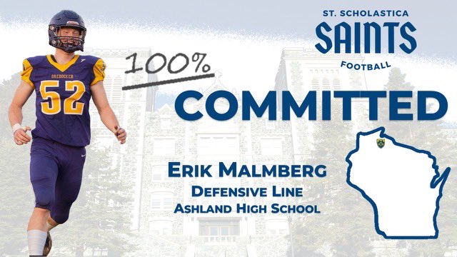 After a talk with <a href="/Coach_Heffernan/">Mike Heffernan</a> I have decided to commit to the College of Saint Scholastica. I want to give a huge thank you to everyone that supported me in my journey to this point. I’m extremely excited to see what the future holds.
