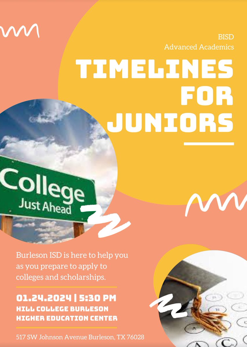 Join us tonight as we go over timelines for Juniors and host a Q &amp; A! #CollegeReady