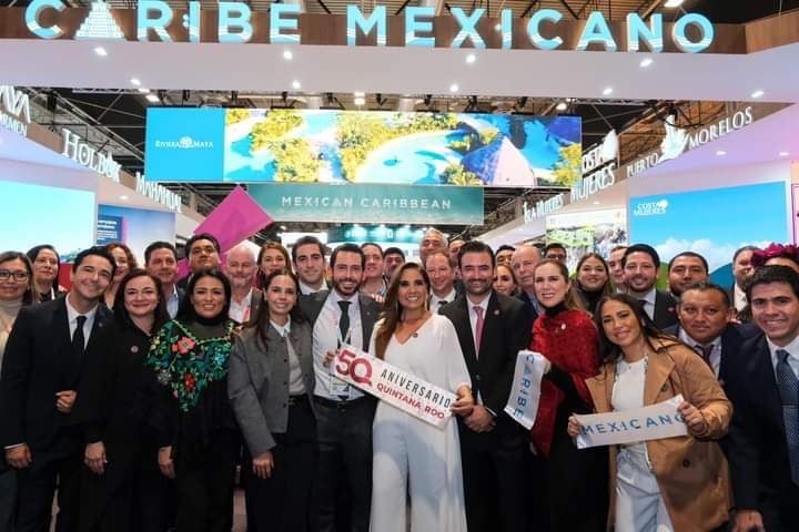 Raúl Andrade Angulo, presidente de la Asociación de Hoteles del Centro y Sur de Quintana Roo, se ha reunido en FITUR con representantes de cadenas de agencias de viajes especializadas en turismo alternativo, comunitario y rural, que buscan escenarios de la zona sur del Estado.