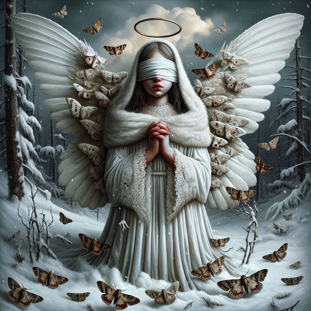 ItBecameLife's tweet photo. Gn🖤#nftfam✨sleep tight🌚see you in my morning 🌞
Blind Cold Faith⬇️
#aiart #AIArtCommuity #aiartist #gn #Mondayvibes #Monday #cryptoart #cryptoartist #Decentralization #CryptoRevolution #art #artist #artwork #fairh #religion #fake https://t.co/d5eU6WG9TE