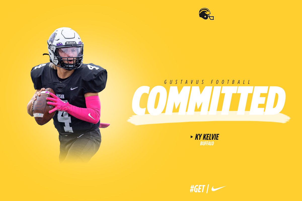 I am very excited to announce my commitment to further my academic and athletic career at Gustavus!! I want to thank my parents, friends, and coaches for the unconditional support throughout my journey!! @gustiefootball @J_Litterer714 @QBFTFootball @CoachCosgrove18