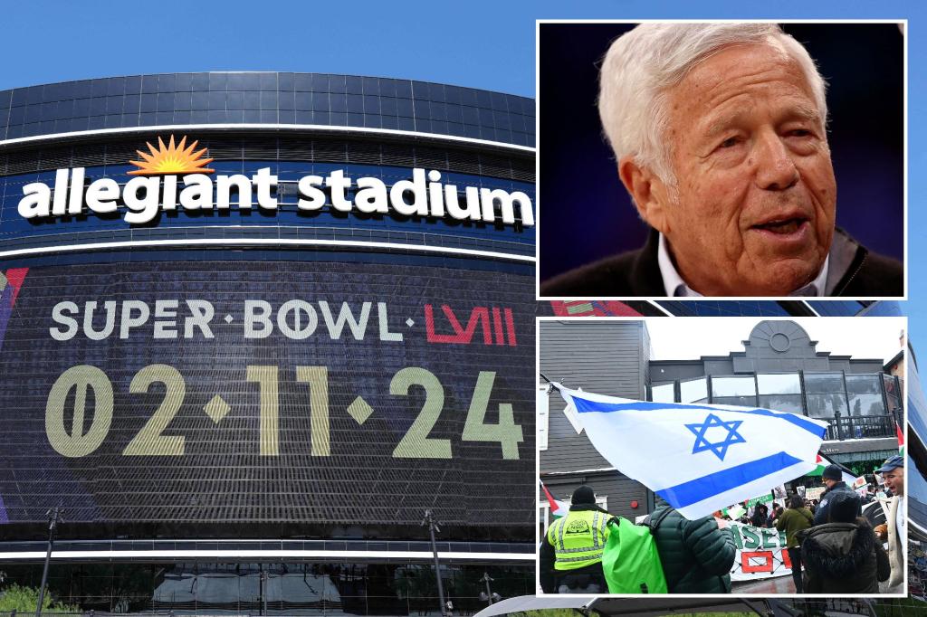 nypost's tweet photo. Robert Kraft’s nonprofit to air ‘Stand up to Jewish hate’ ad during Super Bowl https://t.co/evUbV4BkW0 https://t.co/XsDEBkWEIu
