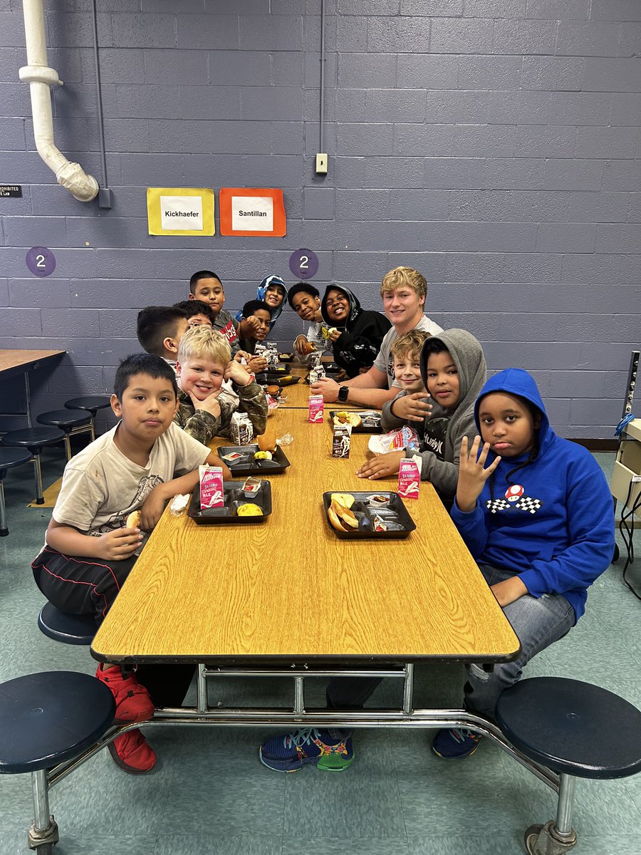 S/O to the Kids at Ross Elementary for giving us the opportunity to hangout at Lunch #GoBods #BodsCare