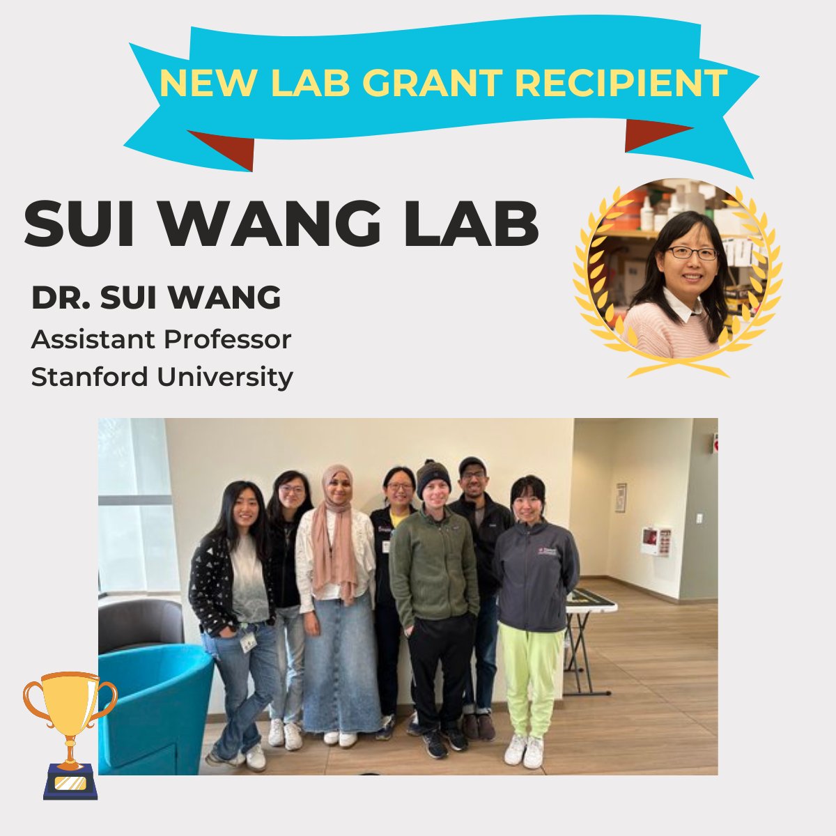 Meet our newest New Lab Grant Recipient, Dr. Sui Wang <a href="/SuiWang2022/">Sui Wang</a> , at <a href="/StanfordMed/">Stanford Medicine</a>  🎉

It's our honor to support Dr. Wang's work on unraveling the molecular mechanisms underlying retinal development and diseases.💪
bonopusbio.com/grant-program
#NewLabGrant #BonOpus