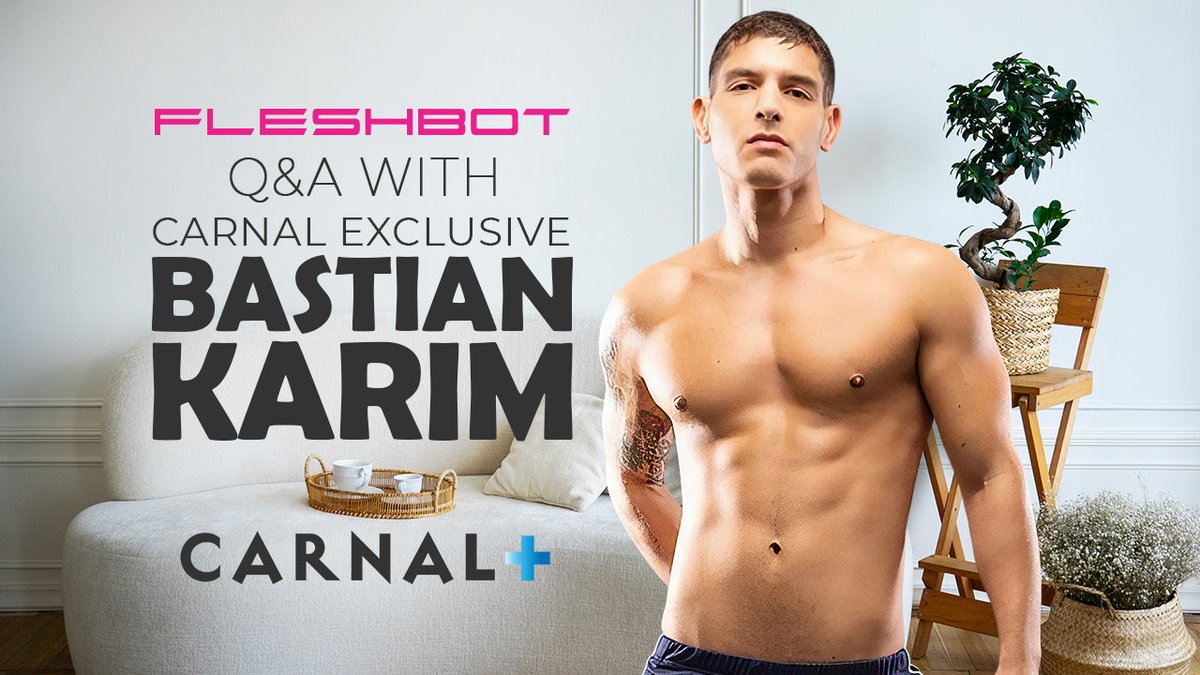 The @CarnalMedia Exclusive @BastianKarimX has been making us melt with that caramel skin, and his dashing good looks... 🥵 So, we had to interview the stud! Check out the @Fleshbot Q&A Below! ⬇️ gay.fleshbot.com/8991008/bastia…