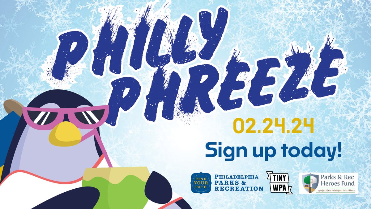 Save the Date! The 2nd annual Philly Phreeze Fundraiser for Parks &amp; Rec’s aquatics programs and lifeguard recruitment is just ONE month away! Join us on Saturday, February 24, 2024, at Kelly Pool for a day of fun and fundraising.