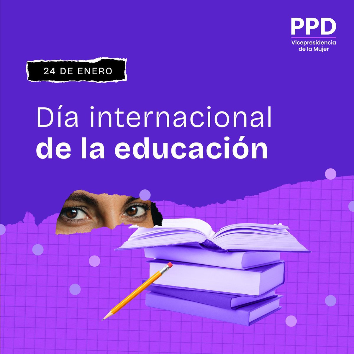 Desde la vice de la mujer del @ppd_chile nos sumamos a esta conmemoración e insistimos en erradicar la violencia machista y la educación sexista de las aulas, para que niñas y mujeres puedan acceder a una educación sin sesgos y con posibilidades de crecimiento equitativo