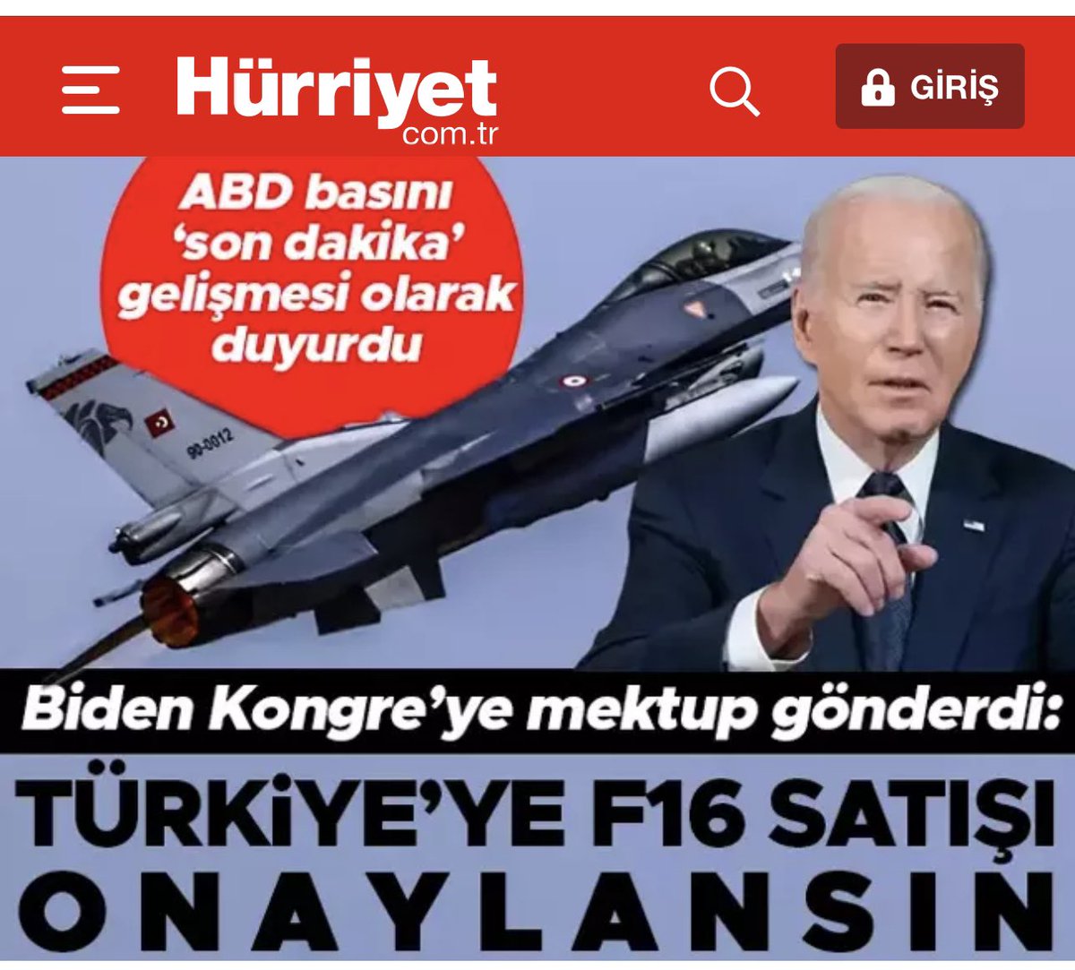🛑İşte bu Türkiye’nin uluslararası arenadaki gücüdür…. 🛑İran Cumhurbaşkanı Türkiye’de ve 10 anlaşma imzalıyorsun.. 🛑Filistin ile ilgili iki ülke dünyaya ortaklaşa güçlü mesajlar veriyorsun. 🛑Ve gecenin finali. ABD Başkanı Kongreye F-16 mektubu yolluyor. “Satış