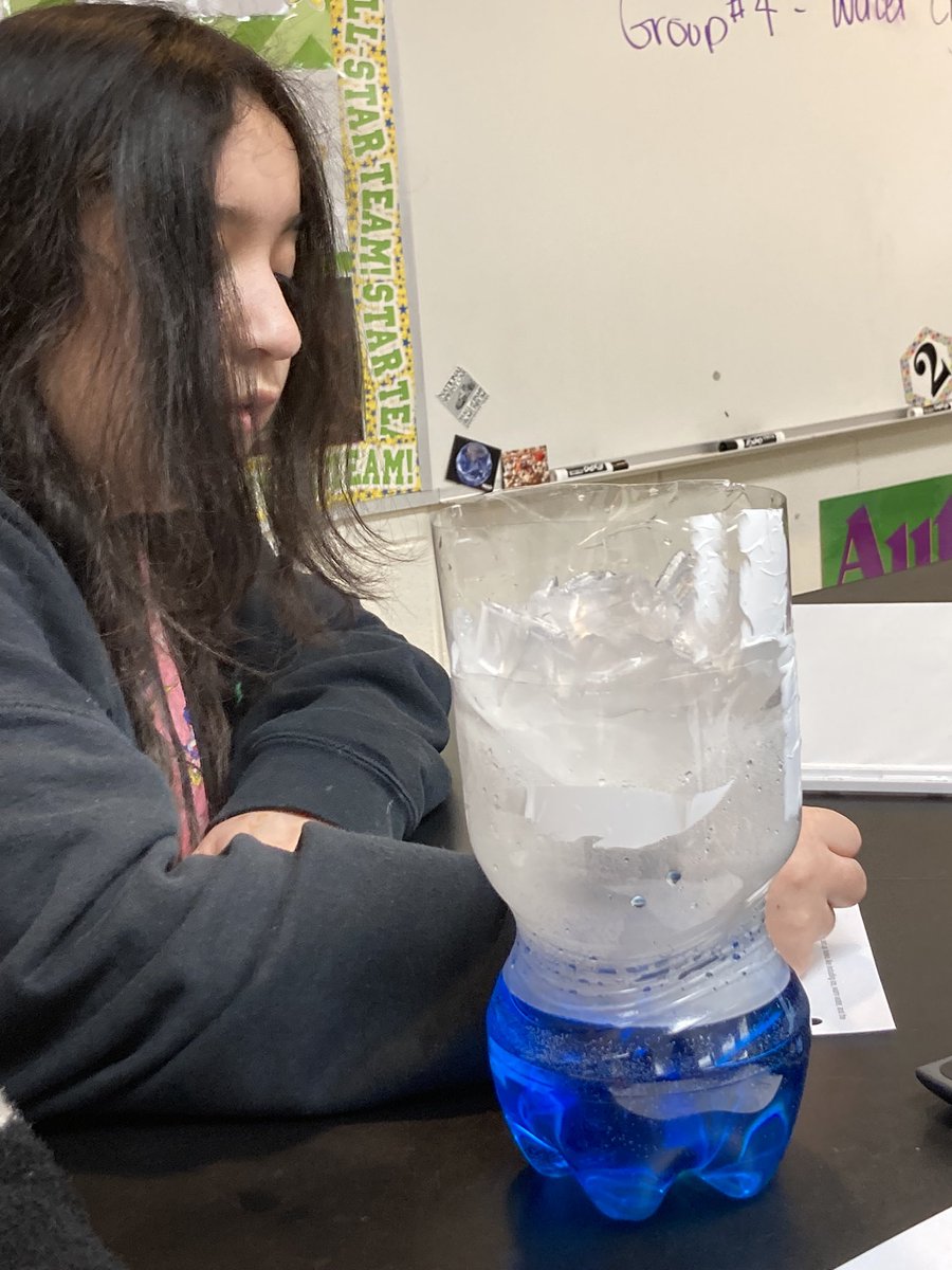 Did someone say “water cycle”?  We observed condensation, precipitation, and evaporation!