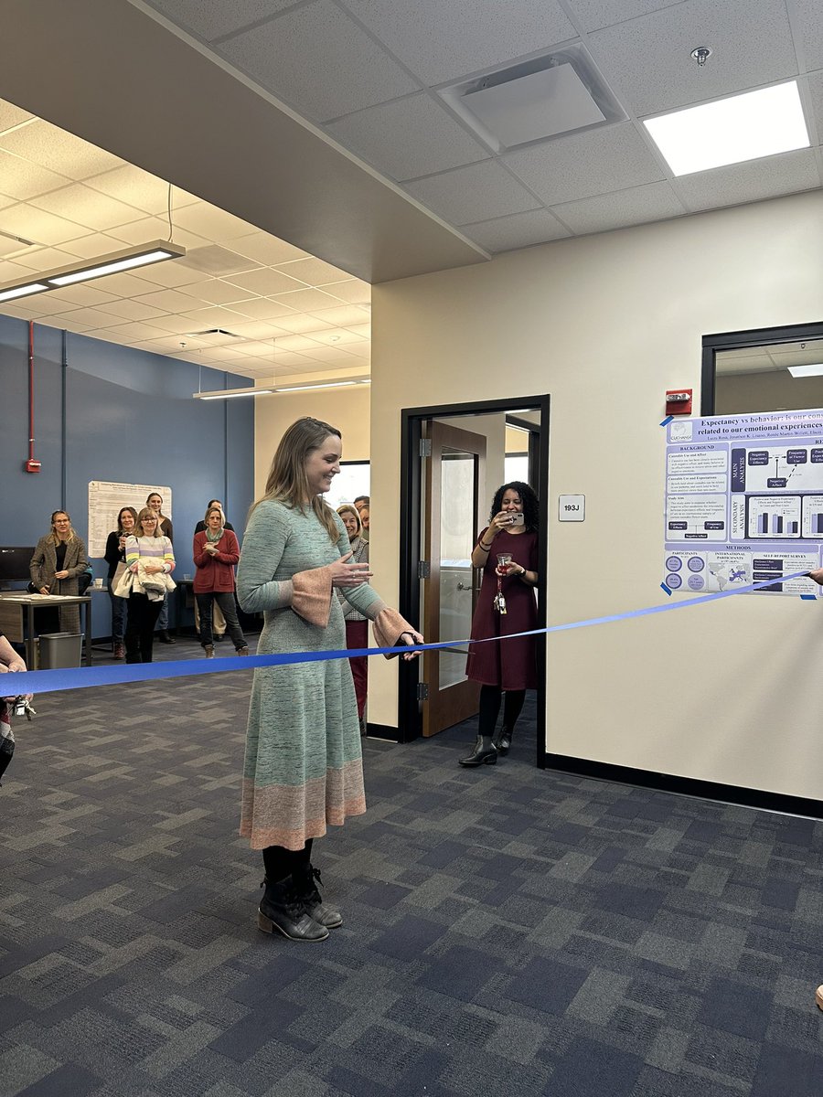 cuchange's tweet photo. This past Friday we have had the amazing opportunity to welcome everyone to the CUChange Grand Opening event. Thanks to everyone who decided to join us and stay tuned to see the research posters presented at this event. Pictured below is Dr. Bidwell cutting the ceremonial ribbon https://t.co/qNlBAXtapT