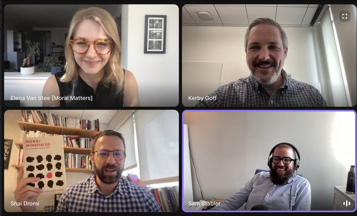 Elena G. van Stee (@elenavanstee) on Twitter photo It's been a blast hosting the <a href="/AMSS_Section/">ASA Altruism Morality & Social Solidarity Section</a> podcast *Moral Matters* with <a href="/kerbygoff/">kerby goff</a> this year. 🎙️
Find our recent interviews with <a href="/EvanStewart23/">Evan Stewart</a>, @jlkucinskas, <a href="/DromiShai/">Shai M. Dromi - @dromishai.bsky.social</a>, <a href="/heavenwasblue/">Sam Stabler</a> & others on Spotify!
Coming up next . . . @alizaluft! It's been a blast hosting the <a href="/AMSS_Section/">ASA Altruism Morality & Social Solidarity Section</a> podcast *Moral Matters* with <a href="/kerbygoff/">kerby goff</a> this year. 🎙️
Find our recent interviews with <a href="/EvanStewart23/">Evan Stewart</a>, @jlkucinskas, <a href="/DromiShai/">Shai M. Dromi - @dromishai.bsky.social</a>, <a href="/heavenwasblue/">Sam Stabler</a> & others on Spotify!
Coming up next . . . @alizaluft!