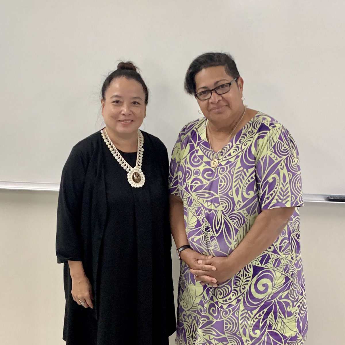 PIDP_EWC's tweet photo. Kalahngan and thank you to @comfsm President Dr. Theresa Koroivulaono for an engaging conversation! Grateful for the opportunity to discuss common goals and efforts to increase access, innovation, and resilience. #PIDPInTheRegion #COMFSM https://t.co/t0fKK61oAe