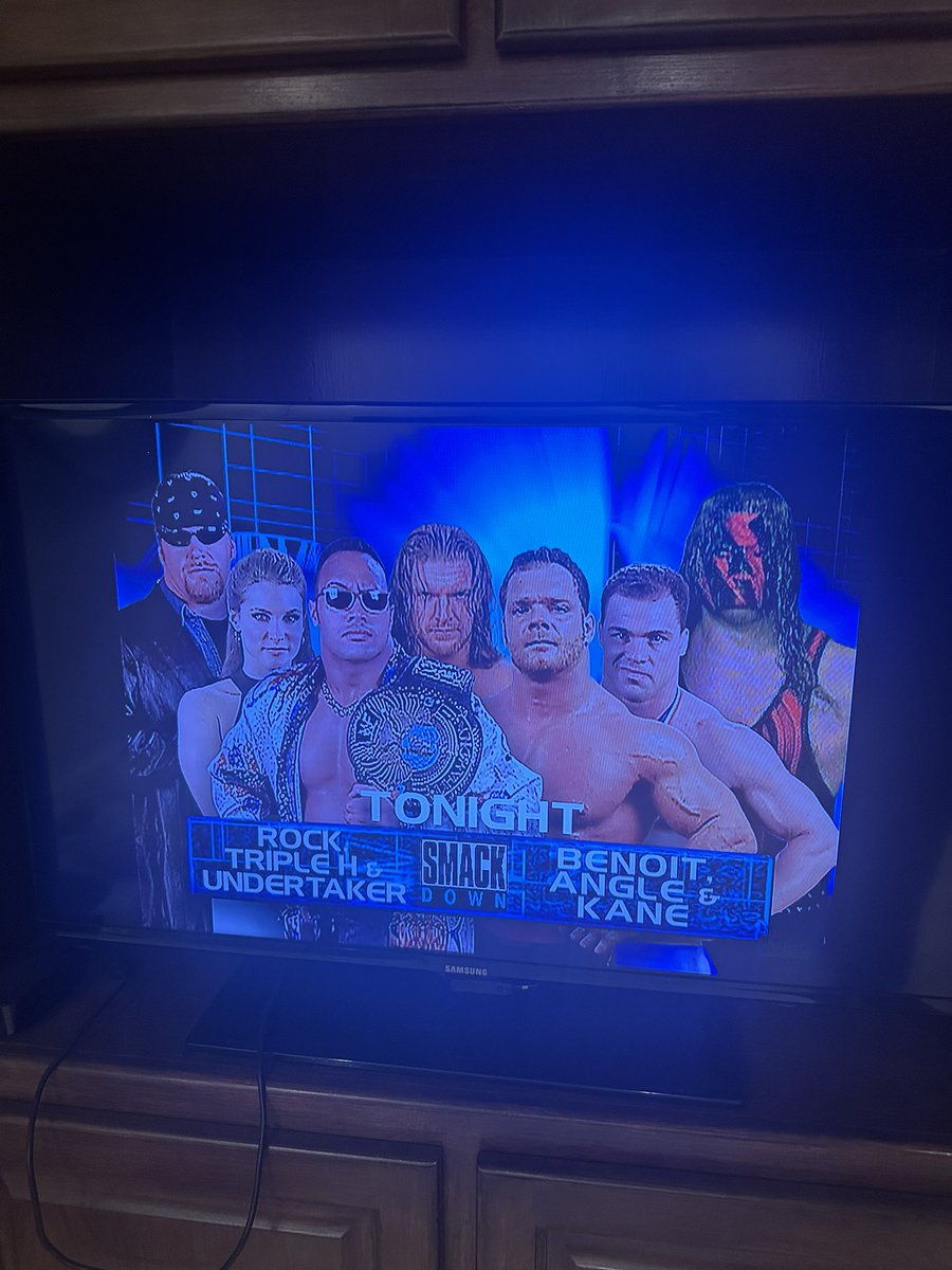 Bruh look at this shit!

Mfs didn’t know how good we had it booooy.  

This is on a Thursday not even a ppv 

This Gahd Damn hall of fame game