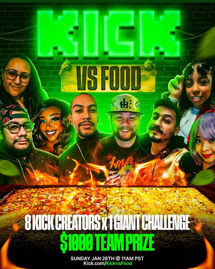 Svntvmvriv's tweet image. How it’s done. No asking, no waiting, just producing and see where it goes. @OneDeltaStreet and @KICKvsFOOD we see ya’ll. If you have an idea. Don’t wait. Get it on Kick.