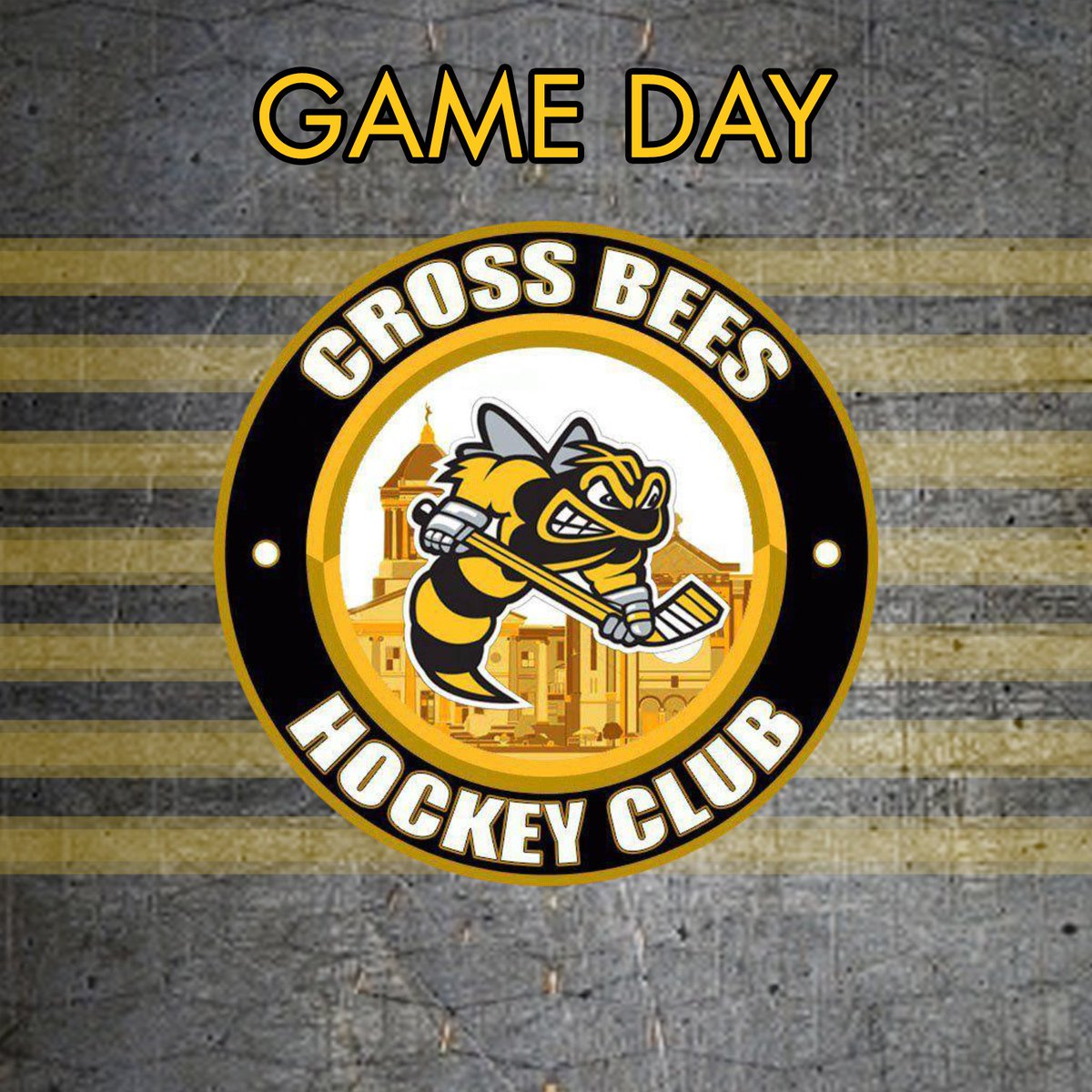 GAME DAY!!! Bees play at 10:30pm vs. Tinder Surprise. Swipe left, swipe right, either way, it's a surprise until we hit the ice. Last game vs. Tinder Surprise, we needed a shootout to settle the score. ⏰ 10:30pm 📍 St. Norbert CC 🆚️ Tinder Surprise #CrossBees #BringTheSting