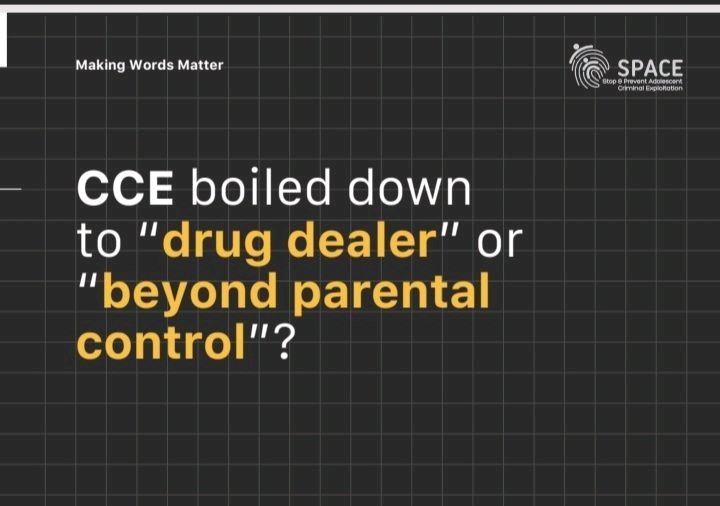 bespaceaware's tweet image. 📢 Not #drugdealer
Drugs trafficked by trafficked child

📢 Not beyond #parentalcontrol
In perpetrators' control

📢 #CCENationalStrategyNOW