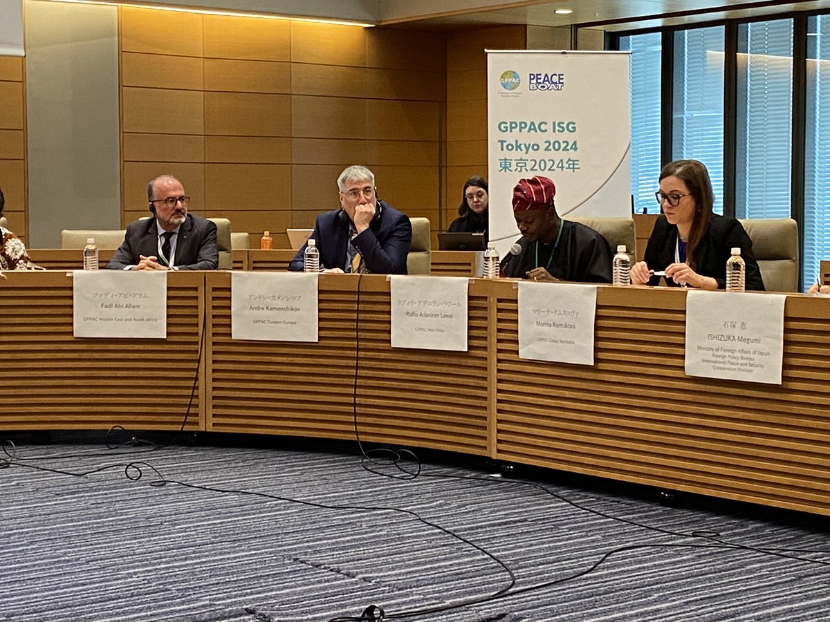 From community dialogues in #Niger, to electoral reform advocacy in #Senegal, and trust-building btw defence and security forces in #Mali - @RafiuLawal88 of @gppacwestafrica shares good practices of strengthening #HumanSecurity in the region.

#GPPAC2024Tokyo