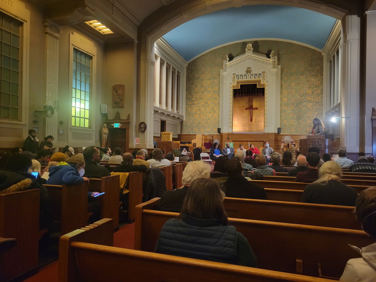 Great to see the turnout, from both community members and elected officials, at tonight's <a href="/GBinterfaith/">GBIO</a> in-District meeting to discuss critical housing equity and justice legislation. Glad to hear vocal support from my Rep <a href="/VoteRussell/">Russell E. Holmes</a> &amp; Senator <a href="/LizForBoston/">Liz Miranda</a> #bospoli #mapoli