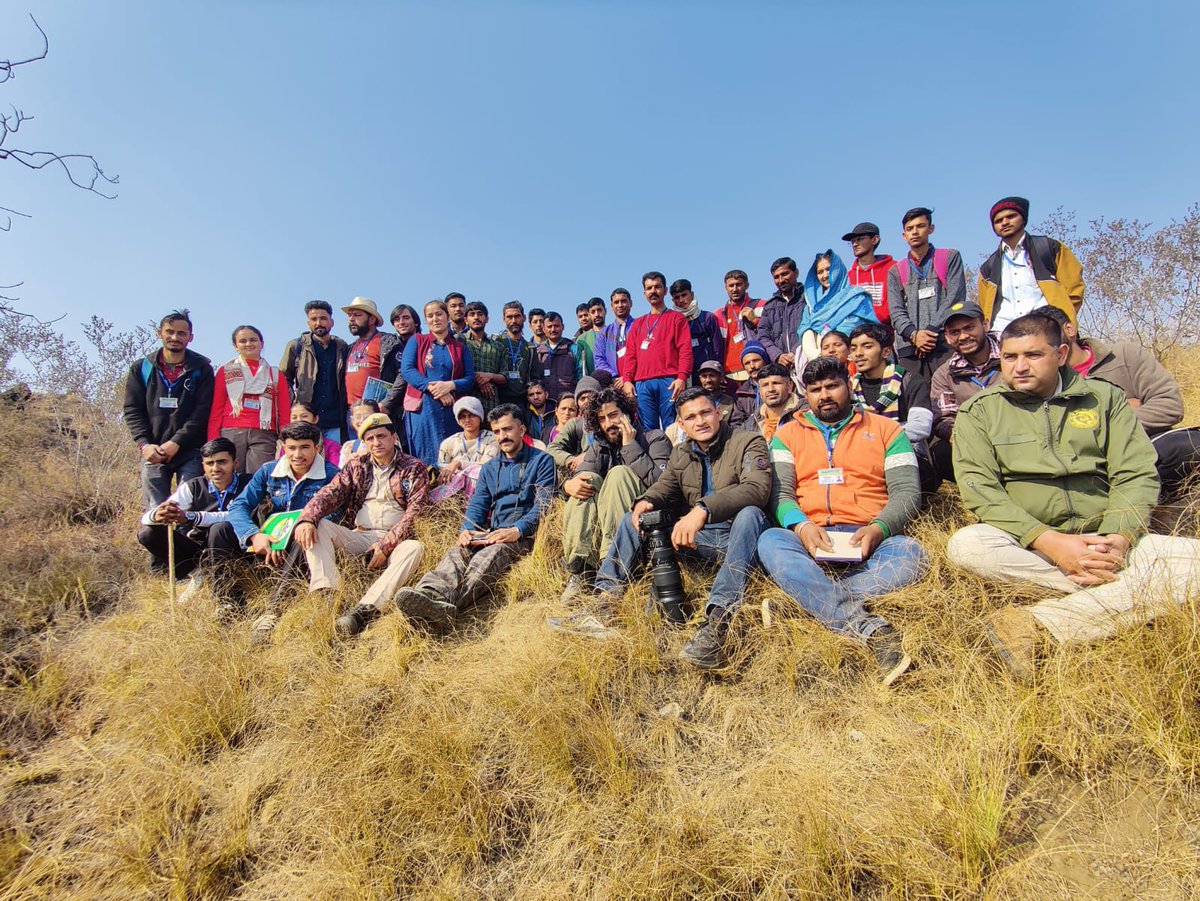 dfowlshimla's tweet image. Day 3 of Nature Guides Training: Immersion into Fauna and the art and skill of guiding responsible #ecotourism into wilderness areas imbibed by the participants at the Wild Wellness Trail at Sri Renukaji WS under the guidance of Sh. Surender Singh, Range Officer
#ecodevelopment