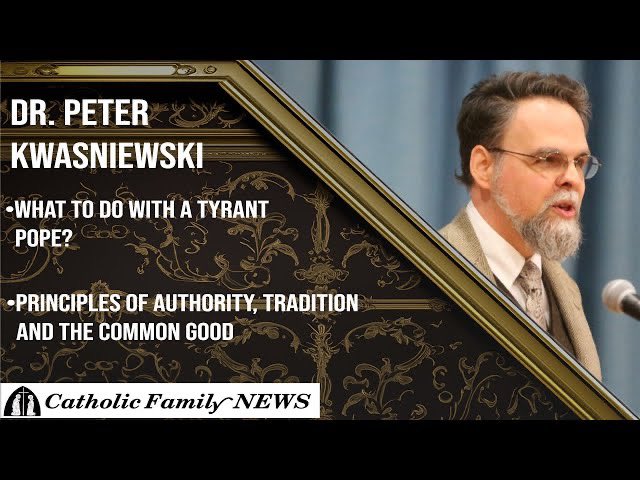 New interview with <a href="/DrKwasniewski/">Peter Kwasniewski</a> talking about the principles of authority, obedience, tradition and more! 
youtu.be/lz9XOOZKM6o