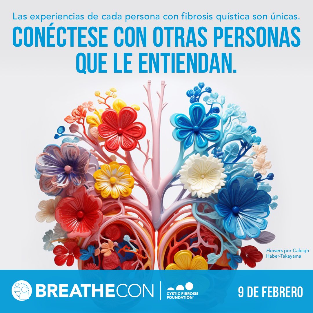 Registration is open for BreatheCon February 9-10! This two-day, virtual event provides adults with cystic fibrosis a welcoming, inclusive space to come as you are.

Register now: events.ringcentral.com/events/breathe…

#cysticfibrosis